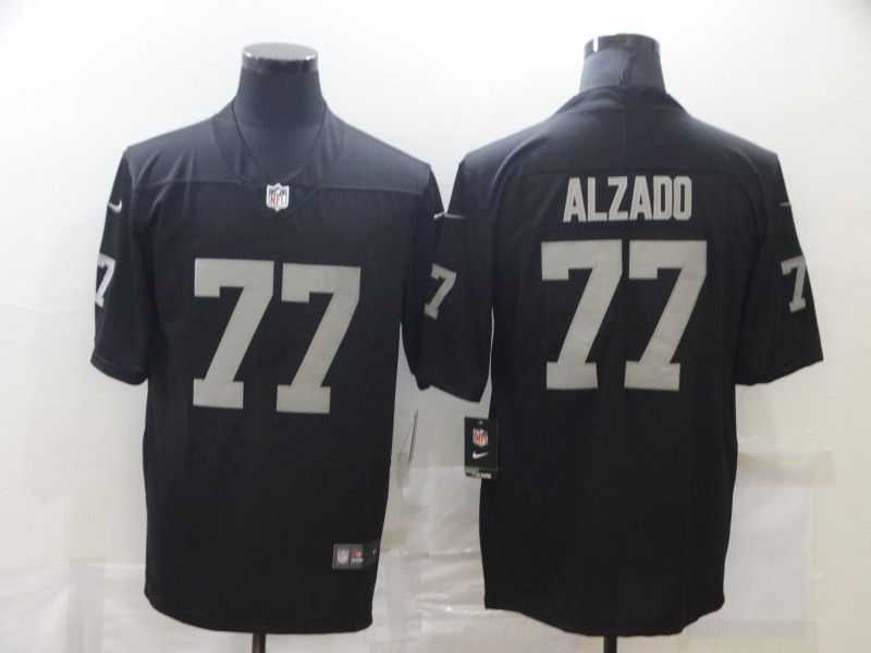 Men Oakland Raiders 77 Alzado Black Nike Limited Vapor Untouchable NFL Jerseys
